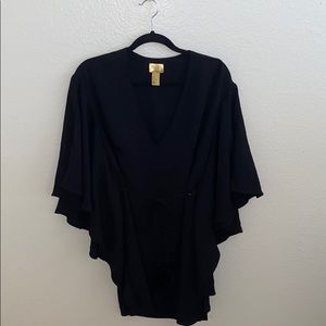 H&M Butterfly/Bat winged dress with tassel tie - 6